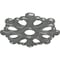 Ekena Millwork Angel Ceiling Medallion (Fits Canopies up to 4 3/8"), Hnd-Painted Silver, 20 7/8"OD x 3 5/8"ID x 1"P CM20ANSLS - alternate 5